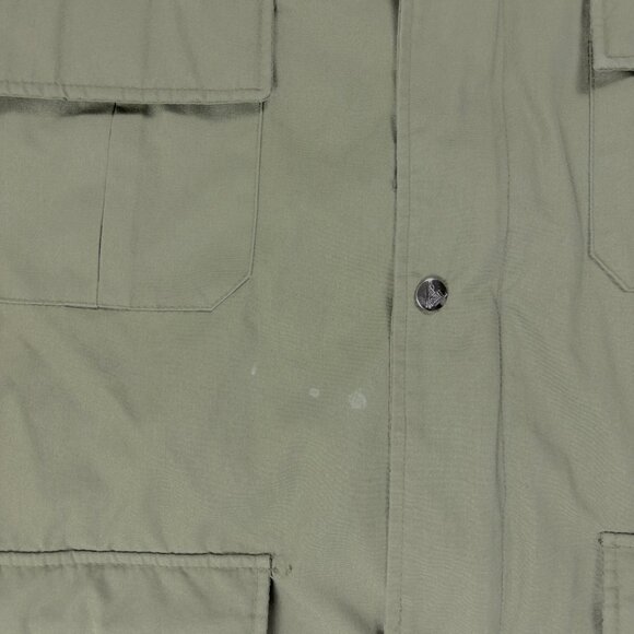 VTG Trophy Club Womens Hunting Jacket Green Sz XL Barn Flannel Lined Cargo Coat - Picture 3 of 11